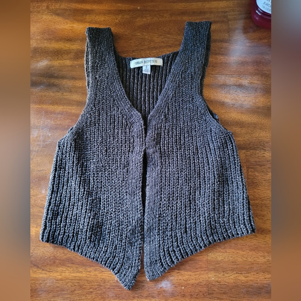 Urban Outfitters Women's Black Sweater Vest